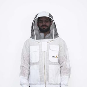 Custom Comfortable Ventilated Beekeeping Jacket with Fencing Veil