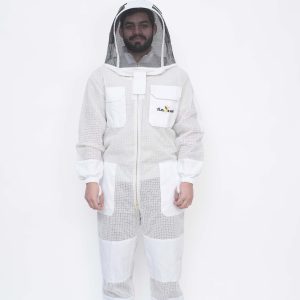 Best Detachable 3-Layer Ultra Ventilated Beekeeping Suit with Fencing Veil