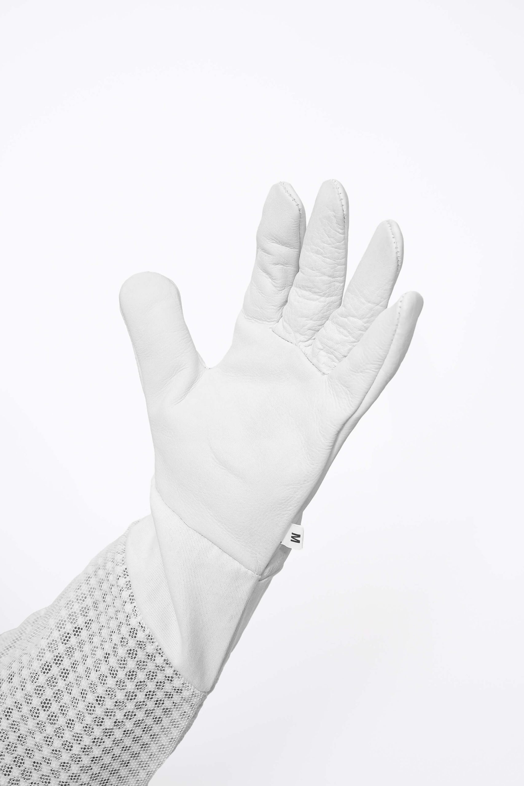 Custom Sting Resistant Cowhide Leather Breathable Beekeeping Gloves With Elastic Cuffs - Image 5