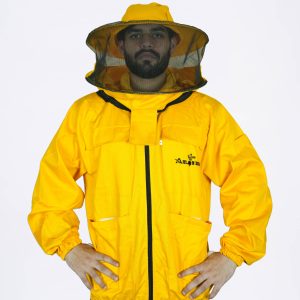 Customized Professional Ventilated Beekeeping Protective Jacket with Detachable Veil