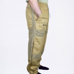 Khaki Tan Sting Proof Breathable Beekeeping Trousers with Zip Pocket