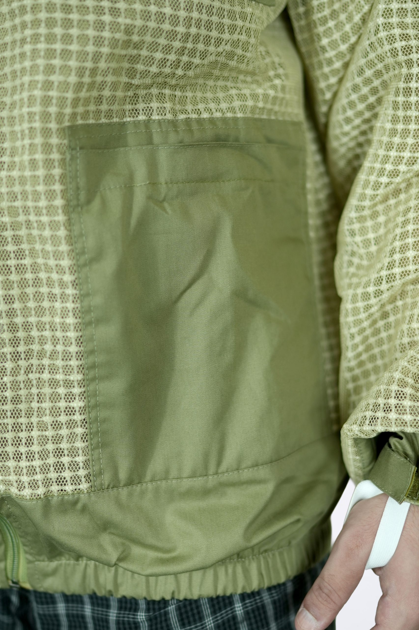 Olive Green Reinforced Protective Adjustable Round Beekeeping Jacket of Arlon Bee Gear - Image 3